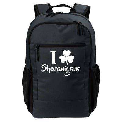 I Clover Shenanigans Irish Shamrock Daily Commute Backpack