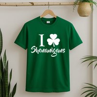 I Clover Shenanigans Irish Shamrock T-Shirt