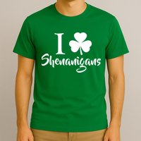 I Clover Shenanigans Irish Shamrock T-Shirt