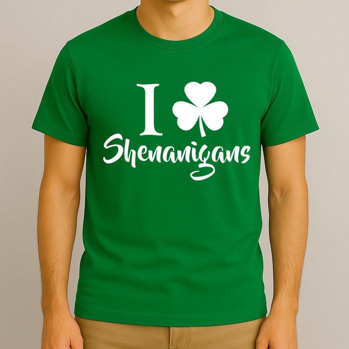 I Clover Shenanigans Irish Shamrock T-Shirt
