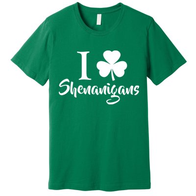 I Clover Shenanigans Irish Shamrock Premium T-Shirt