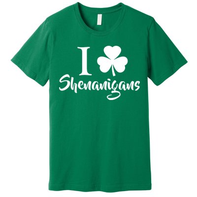 I Clover Shenanigans Irish Shamrock Premium T-Shirt