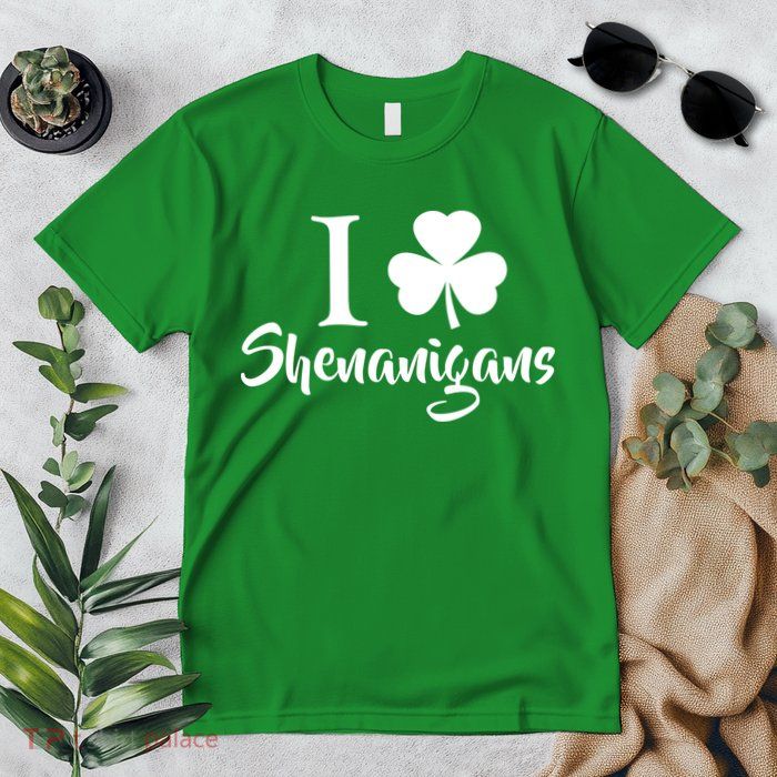 I Clover Shenanigans Irish Shamrock Premium T-Shirt