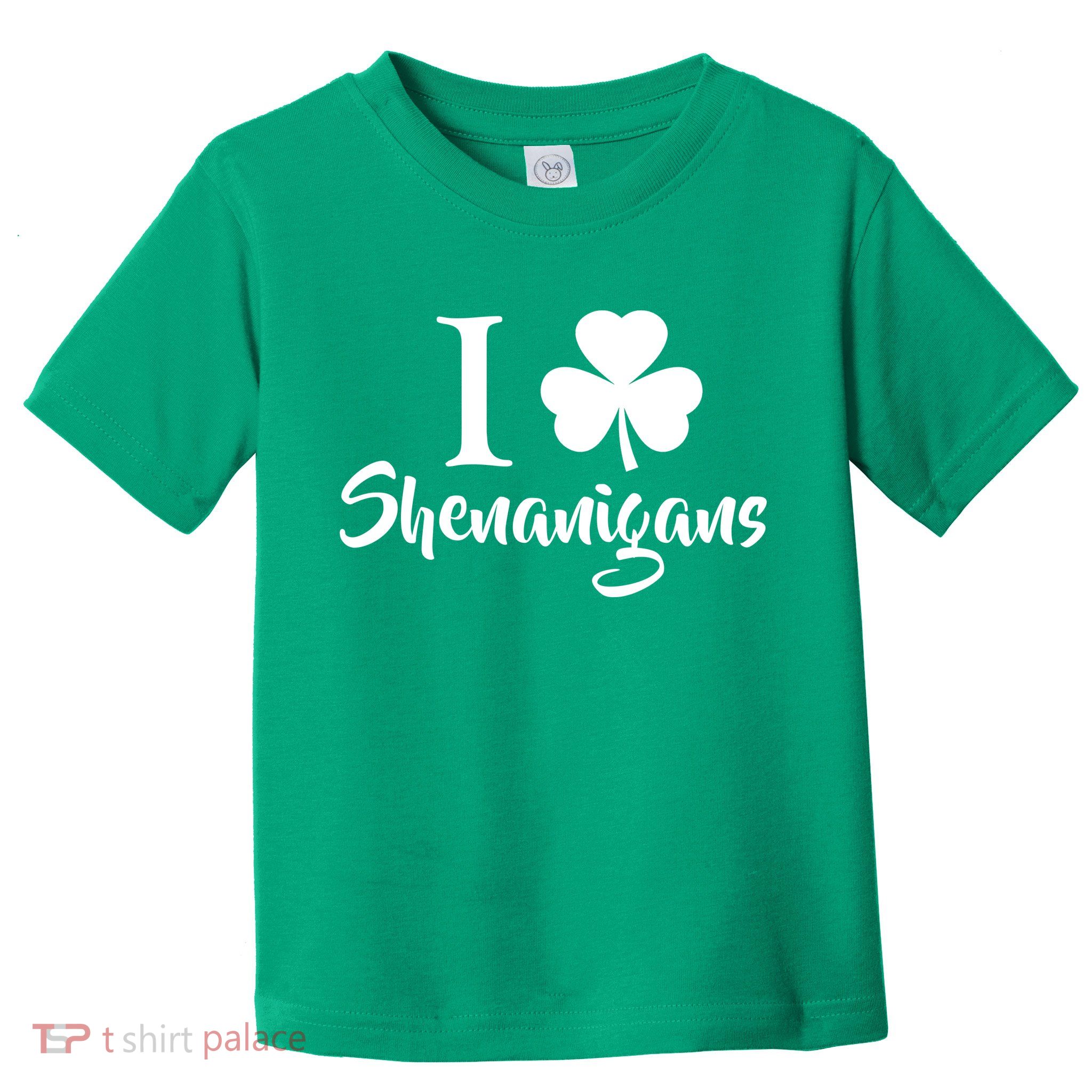 I Clover Shenanigans Irish Shamrock Toddler T-Shirt