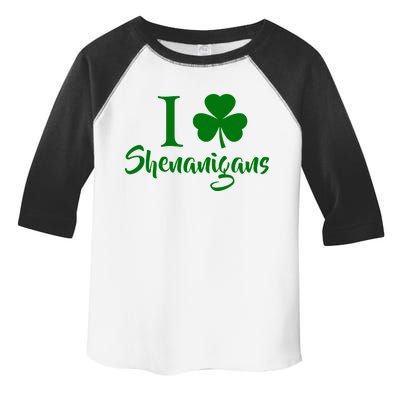 I Clover Shenanigans Irish Shamrock Toddler Fine Jersey T-Shirt