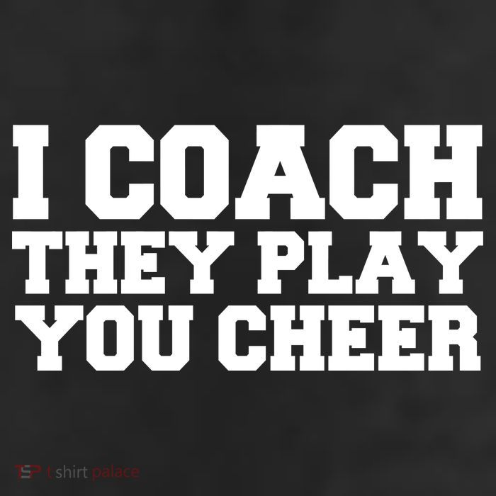 I Coach They Play You Watch 7 Panel Mesh Trucker Snapback Hat