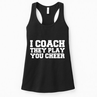 I Coach They Play You Watch Womens Tank Top