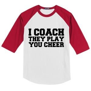 I Coach They Play You Watch Kids Colorblock Raglan Jersey