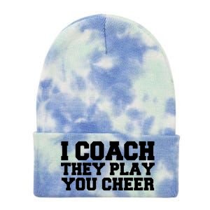 I Coach They Play You Watch Tie Dye 12in Knit Beanie