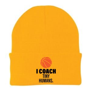 I Coach Tiny Humans Basketball Knit Cap Winter Beanie