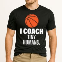 I Coach Tiny Humans Basketball Cooling Performance Crew T-Shirt