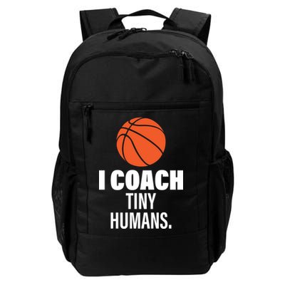 I Coach Tiny Humans Basketball Backpack