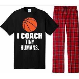 I Coach Tiny Humans Basketball Pajama Set