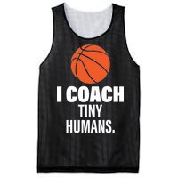 I Coach Tiny Humans Basketball Mesh Reversible Basketball Jersey Tank