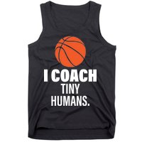 I Coach Tiny Humans Basketball Tank Top