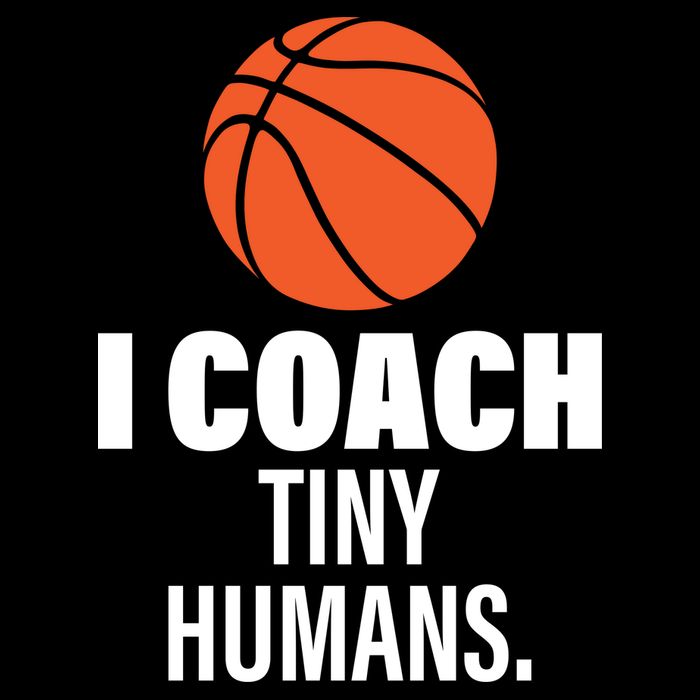 I Coach Tiny Humans Basketball Women's V-Neck T-Shirt