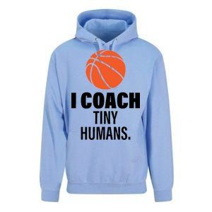 I Coach Tiny Humans Basketball Unisex Surf Hoodie