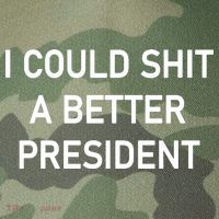 I Could Shit A Better President Funny Pro Republican Legacy Tie Dye Trucker Hat