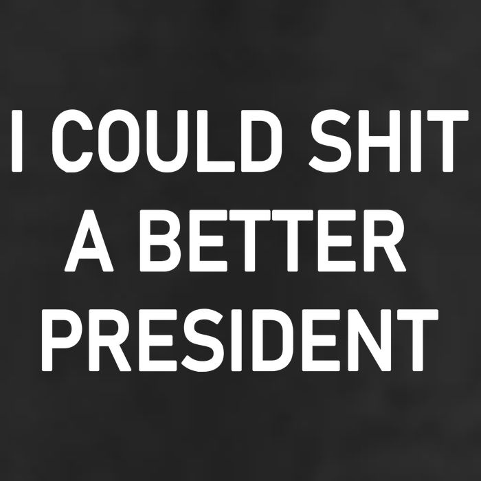 I Could Shit A Better President Funny Pro Republican 7 Panel Mesh Trucker Snapback Hat