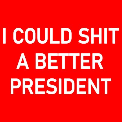 I Could Shit A Better President Funny Pro Republican T-Shirt