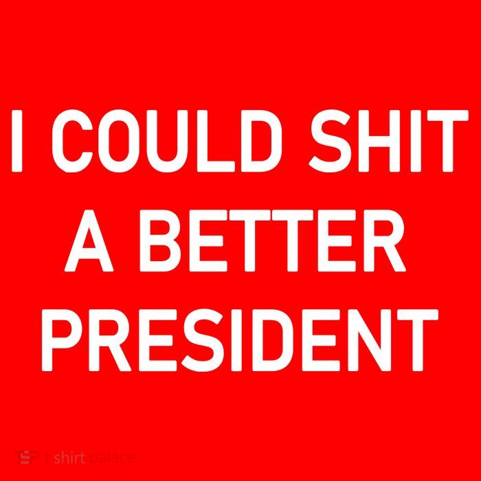 I Could Shit A Better President Funny Pro Republican T-Shirt