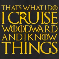 I Cruise Woodward Ave and Know Things 25L Jumbo Tote