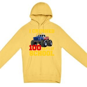 I Crushed 100 Days Of School Premium Pullover Hoodie