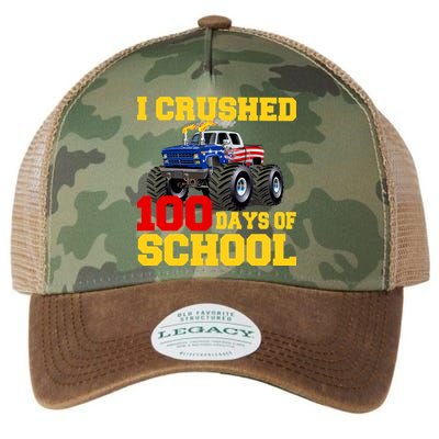 I Crushed 100 Days Of School Legacy Tie Dye Trucker Hat