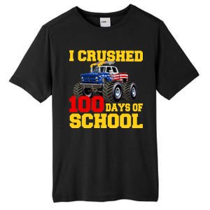 I Crushed 100 Days Of School Tall Fusion ChromaSoft Performance T-Shirt