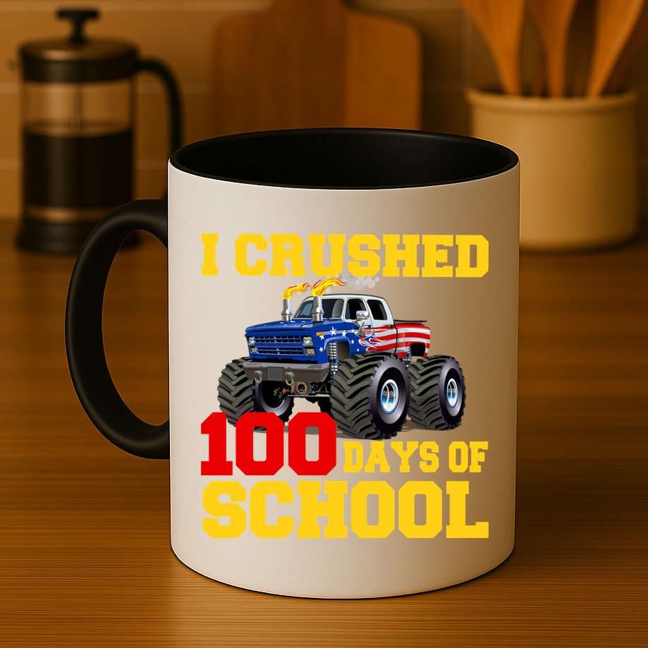 I Crushed 100 Days Of School Mug