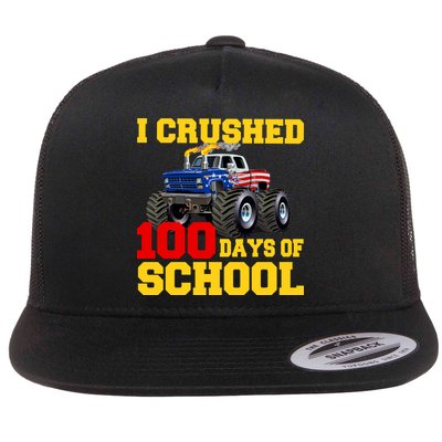 I Crushed 100 Days Of School Flatbill Hat