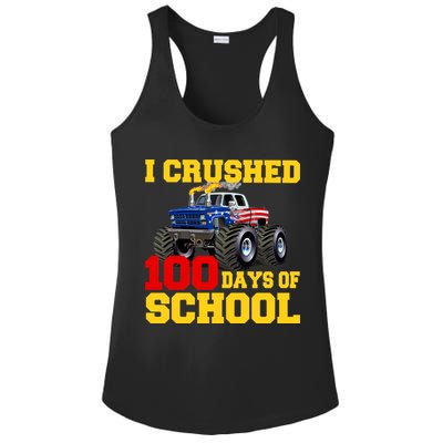 I Crushed 100 Days Of School Ladies PosiCharge Competitor Racerback Tank
