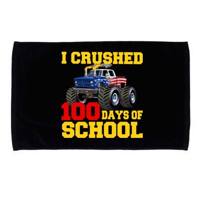 I Crushed 100 Days Of School Microfiber Hand Towel