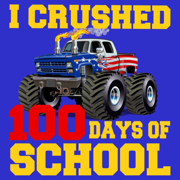 I Crushed 100 Days Of School Long Sleeve Shirt