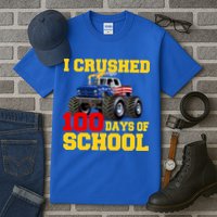 I Crushed 100 Days Of School Tall T-Shirt