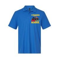 I Crushed 100 Days Of School Softstyle Adult Sport Polo