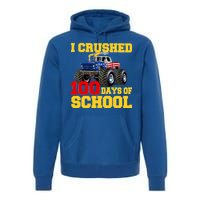 I Crushed 100 Days Of School Premium Hoodie