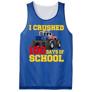 I Crushed 100 Days Of School Mesh Reversible Basketball Jersey Tank