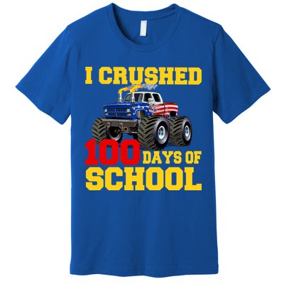 I Crushed 100 Days Of School Premium T-Shirt