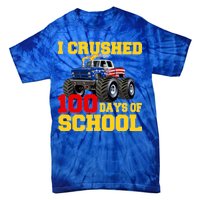 I Crushed 100 Days Of School Tie-Dye T-Shirt