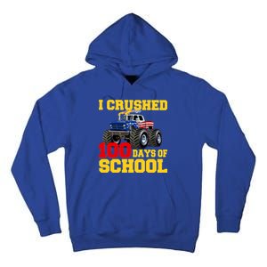 I Crushed 100 Days Of School Tall Hoodie