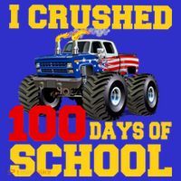 I Crushed 100 Days Of School Visor