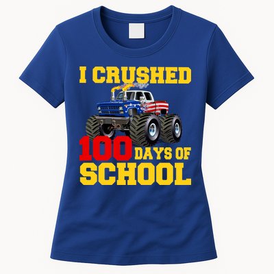 I Crushed 100 Days Of School Womens T-Shirt