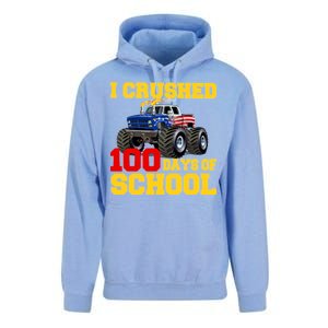 I Crushed 100 Days Of School Unisex Surf Hoodie