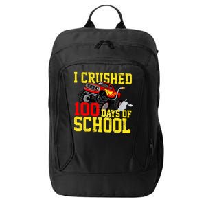 I Crushed 100 Days Of School Monster Truck City Backpack