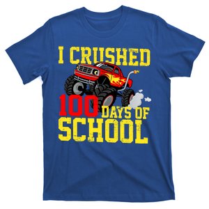 I Crushed 100 Days Of School Monster Truck T-Shirt