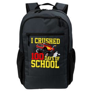 I Crushed 100 Days Of School Monster Truck Daily Commute Backpack