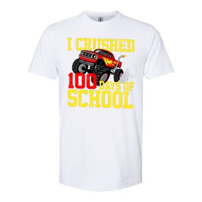 I Crushed 100 Days Of School Monster Truck Softstyle® CVC T-Shirt