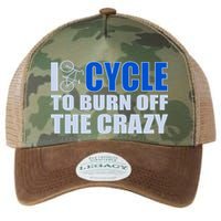 I Cycle To Burn Off The Crazy Legacy Tie Dye Trucker Hat