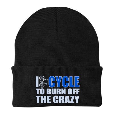 I Cycle To Burn Off The Crazy Knit Cap Winter Beanie